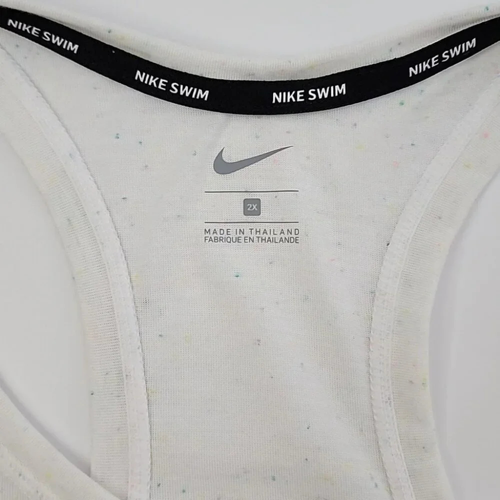 Nike Women's Confetti Crewneck Racerback Plus Size Cover Up Dress Size 2X - Picture 7 of 13